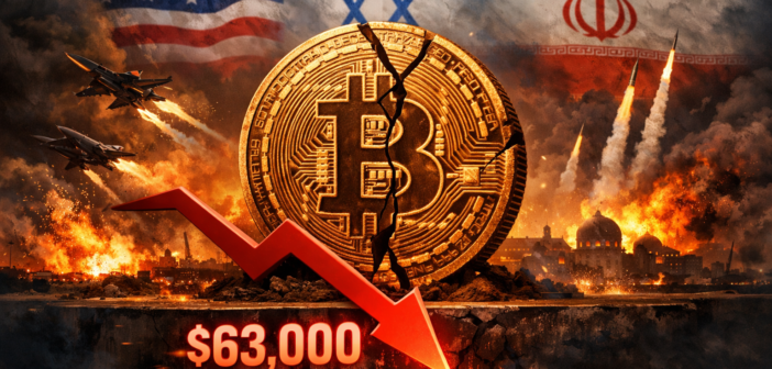 Bitcoin Drops to $63K as US and Israel Strike Iran — $515M in Liquidations in One Hour