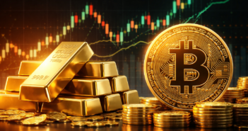 bitcoin gold 351x185 - Gold Just Hit $5,200. Bitcoin Needs to Reach $1.8M to Catch It