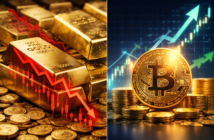 gold bitcoin 214x140 - Gold ETFs Are Bleeding. Bitcoin ETFs Just Pulled In $2.5 Billion Anyway