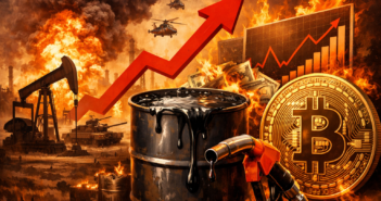 oil btc 351x185 - The Gulf War Pushed Oil Higher. Higher Oil Means Hotter CPI. Bitcoin Is Watching Both