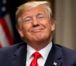 Trump smirking