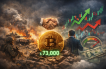 Bitcoin Hits $73000 Amid Ceasefire Rally