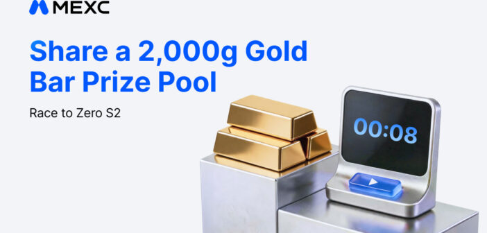 Chainwire 1200X720 1778554666sxFchmVO6Z 702x336 - MEXC Launches Race to Zero Season 2 with a 2,000g Gold Bar Prize Pool