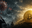 Bitcoin price reaction to pandemic scare showing market crash and recovery