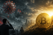 Bitcoin price reaction to pandemic scare showing market crash and recovery