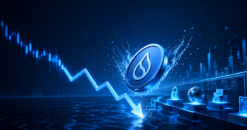 SUI token coin falling