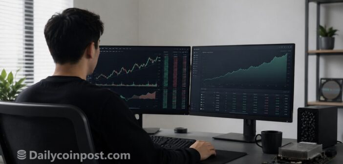 Trading 702x336 - Someone Turned $28,000 Into $3 Million Trading Semiconductor Stocks on Hyperliquid
