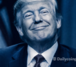 Trump smirking