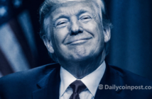 Trump smirking