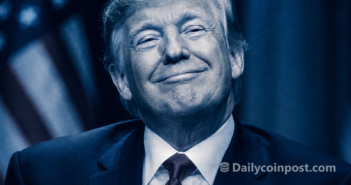 Trump smirking